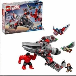 Marvel Superhero Jet Building Kit - Red, Black, and Gray